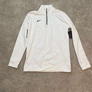 Nike Dri-Fit half zip lightweight sweatshirt whit size large
